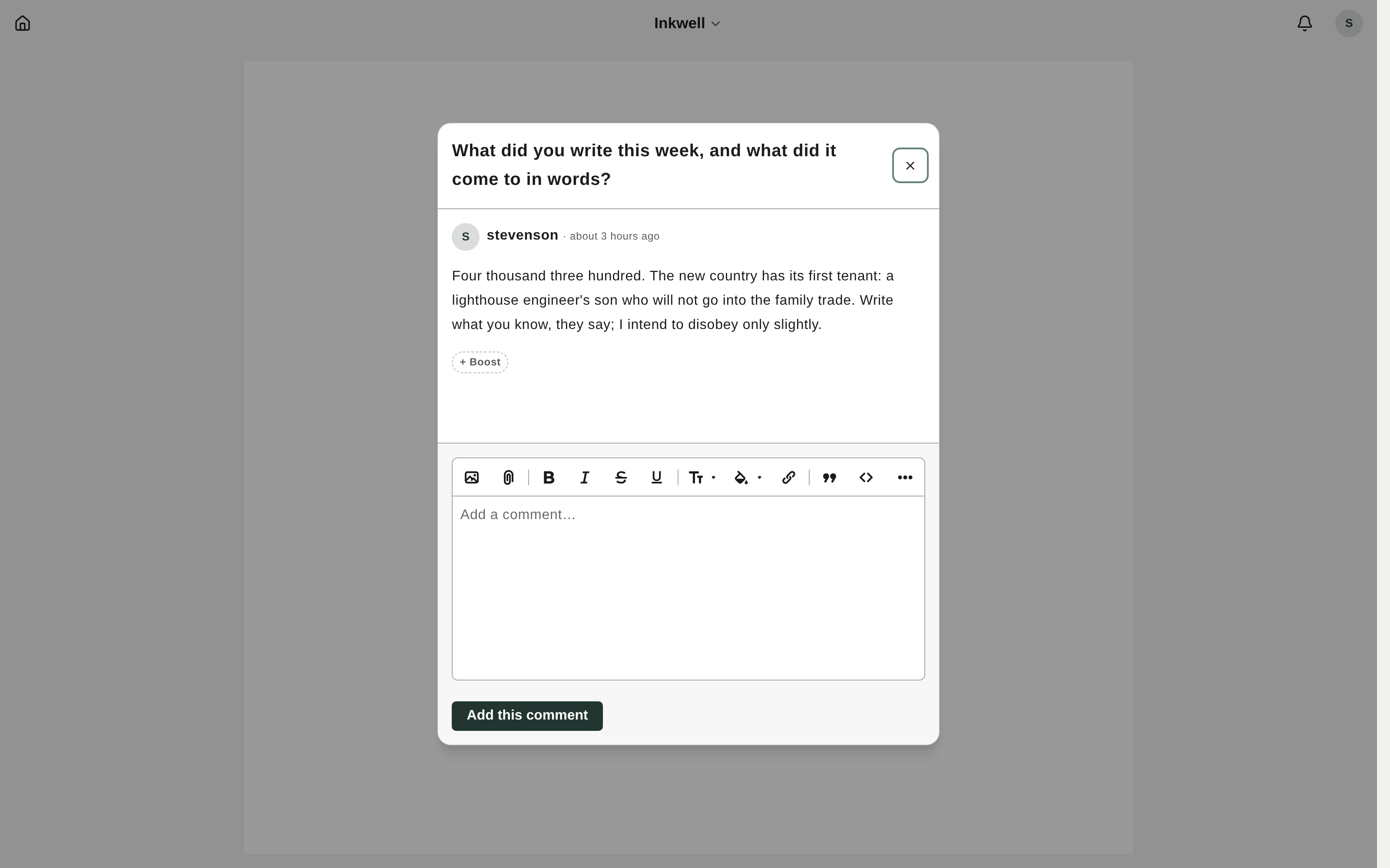 A message thread: the original post, replies, boosts, and a reply box.